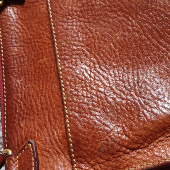 Dooney & Bourke Brown Pebbled Leather Crossbody Bag - Picture 12 of 16